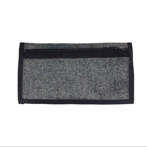 NWT Soft Flannel Gray Long Wallet - Picture 9 of 12